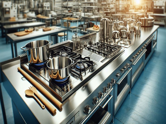 Murat Mutfak Endüstriyel Mutfak Dünyası, paslanmaz çelikten üretilen dayanıklı, hijyenik ve modern ekipmanlarıyla restoran, otel ve catering mutfaklarına profesyonel çözümler sunar.